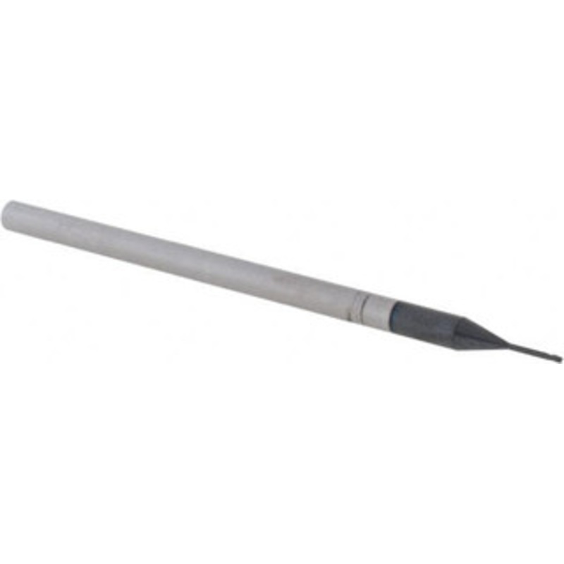 Accupro 0.025 Diam 3 Flute Solid Carbide 0.005 Corner Radius End Mill AlTiN Finish, 2-1/2 OAL, 0.037 LOC, 1/8 Shank Diam, 30 Helix, RH Cut, RH Flute, Centercutting, 0.203 Extended Reach 6503845 – 62781638