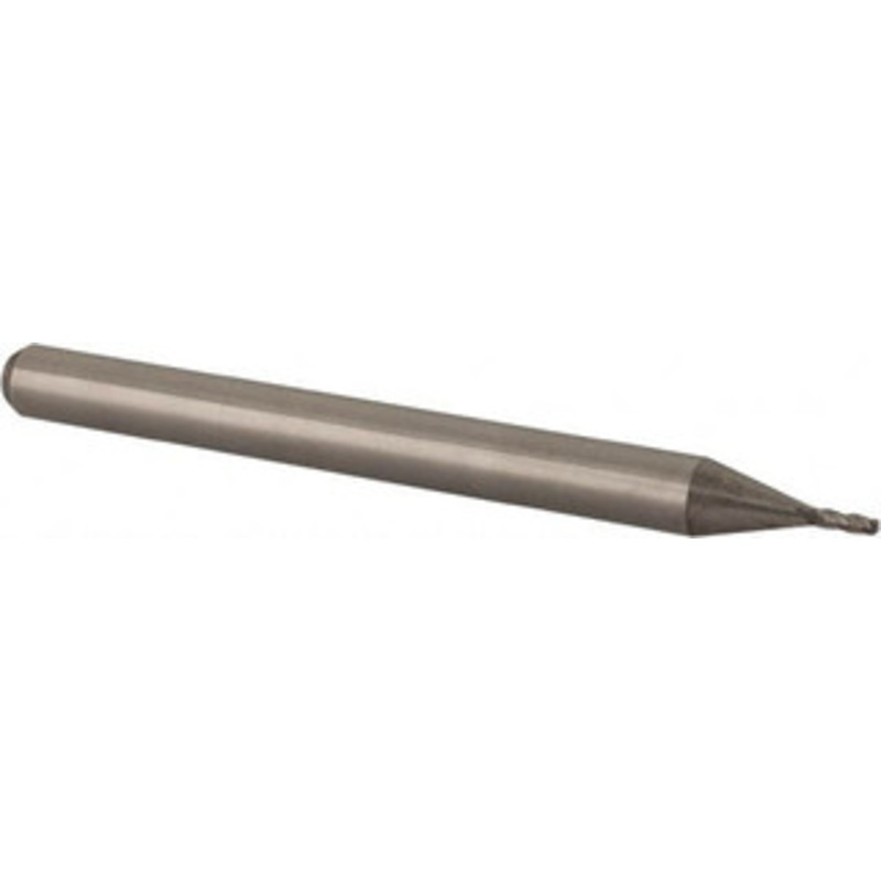 Accupro 0.036 Diam, 0.108 LOC, 4 Flute Solid Carbide Ball End Mill Uncoated, Single End, 1-1/2 OAL, 1/8 Shank Diam, Spiral Flute AP61725891 – 61725891