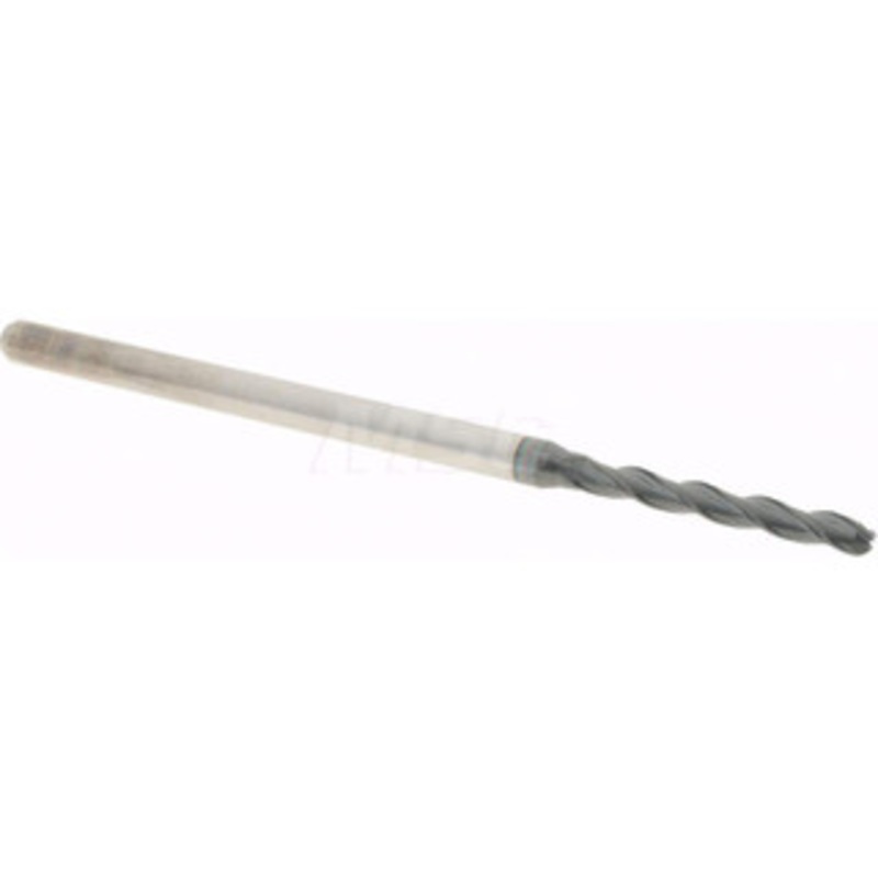 Accupro 0.095 Diam, 3/4 LOC, 3 Flute Solid Carbide Ball End Mill AlTiN Finish, Single End, 2-1/2 OAL, 1/8 Shank Diam, Spiral Flute 6500973 – 64543622