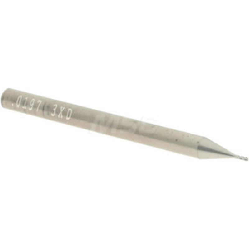 Accupro 0.5mm Diam, 1.5mm LOC, 4 Flute Solid Carbide Ball End Mill Uncoated, Single End, 38mm OAL, 3mm Shank Diam 6502382 – 87208427