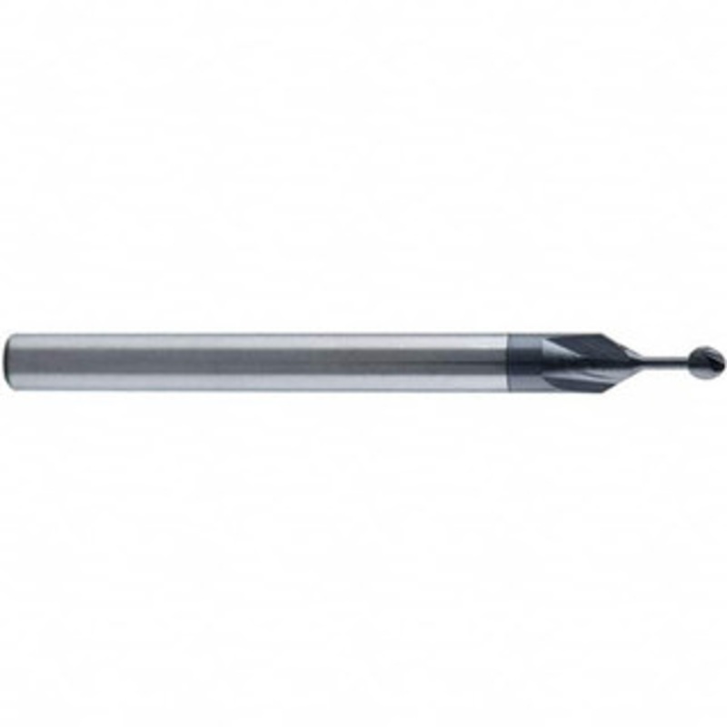 Accupro 1/2 Diam, 0.466 LOC, 4 Flute Solid Carbide Ball End Mill nACo Finish, Single End, 3 OAL, 1/2 Shank Diam, Undercutting 35658004 – 35658004