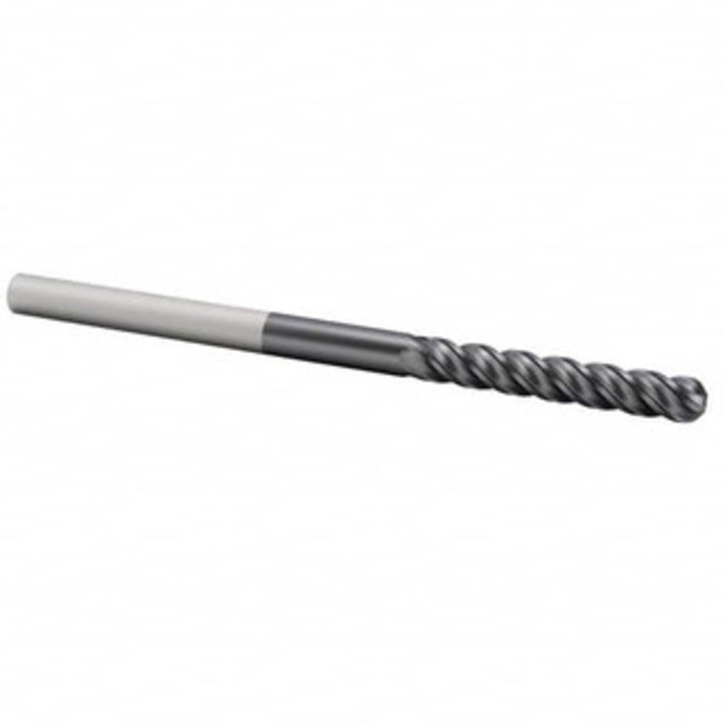 Accupro 1/4 Diam, 1-1/2 LOC, 4 Flute Solid Carbide Ball End Mill AlTiN Finish, Single End, 4 OAL, 1/4 Shank Diam, Spiral Flute 12184900 – 09308834
