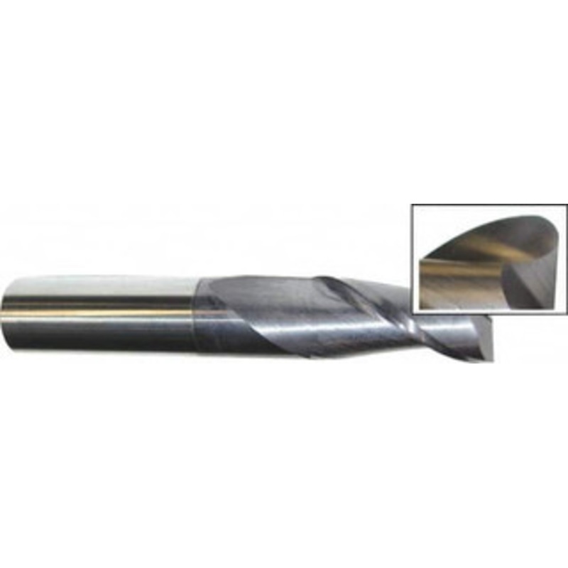 Accupro 1/4 Diam 2 Flute Solid Carbide 0.02 Corner Radius End Mill AlTiN Finish, 2-1/2 OAL, 3/4 LOC, 1/4 Shank Diam, 40 Helix, RH Cut, RH Flute, Centercutting 12181348 – 73296055