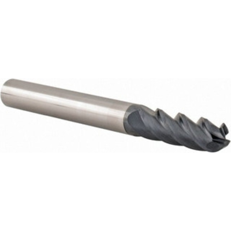 Accupro 1/4 Diam, 3/4 LOC, 4 Flute Solid Carbide Ball End Mill AlTiN Finish, Single End, 2-1/2 OAL, 1/4 Shank Diam, Spiral Flute 12184618 – 09137639