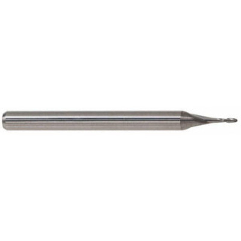 Accupro 13/64 Diam, 3/8 LOC, 2 Flute Solid Carbide Ball End Mill TiCN Finish, Single End, 2 OAL, 1/4 Shank Diam, Spiral Flute 12184116 – 07766652