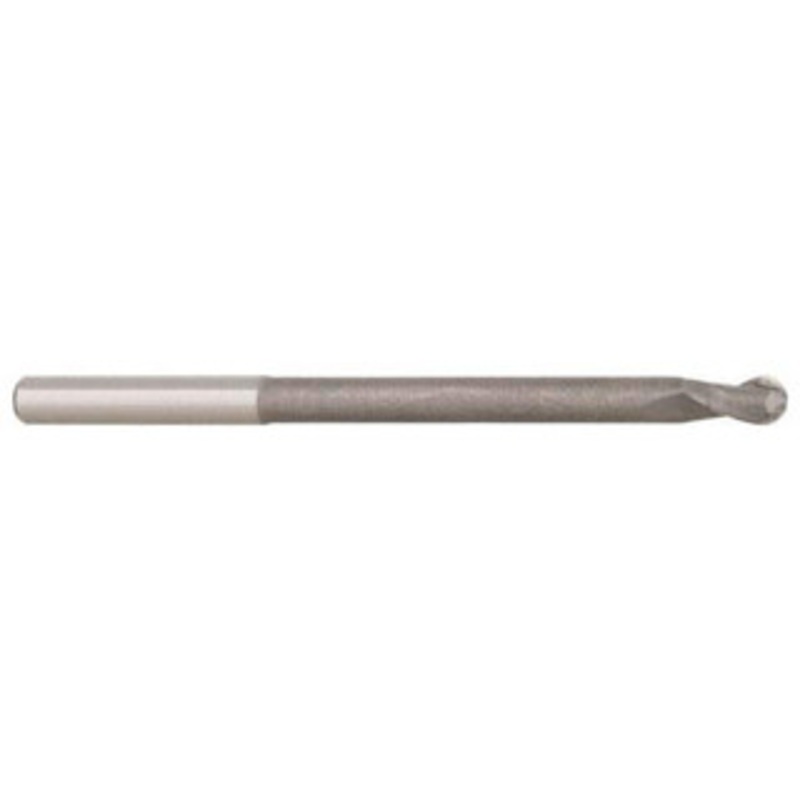 Accupro 3/8 Diam, 3/4 LOC, 4 Flute Solid Carbide Ball End Mill Uncoated, Single End, 4 OAL, 3/8 Shank Diam, Spiral Flute 12177175 – 93162410