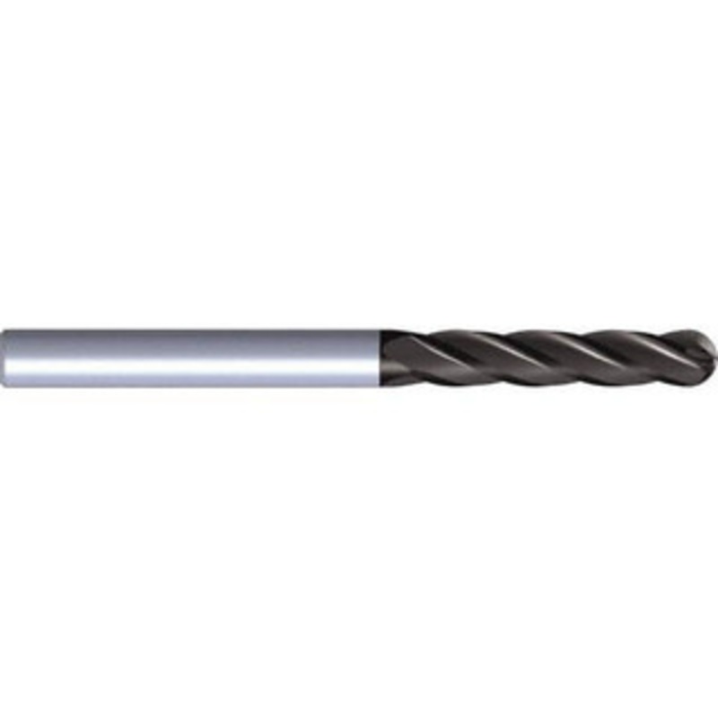 Kennametal 3/16 Diam, 1 LOC, 4 Flute Solid Carbide Ball End Mill TiAlN Finish, Single End, 4 OAL, 3/16 Shank Diam 5824515 – 30524185