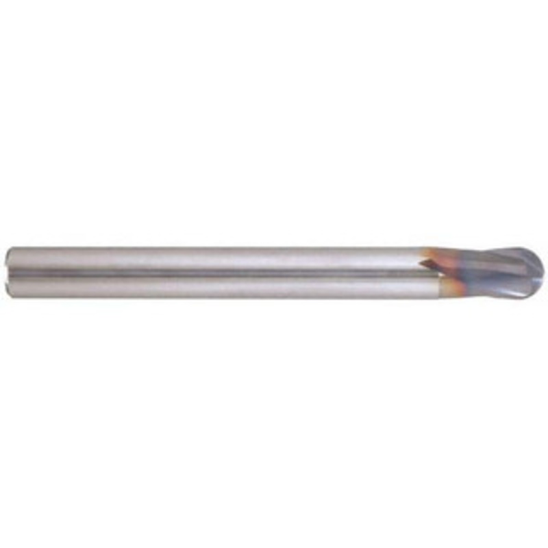 Niagara Cutter 1/2 Diam, 1/2 LOC, 2 Flute Solid Carbide Ball End Mill AlTiN Finish, Single End, 4 OAL, 1/2 Shank Diam, Spiral Flute 17004815 – 91345652