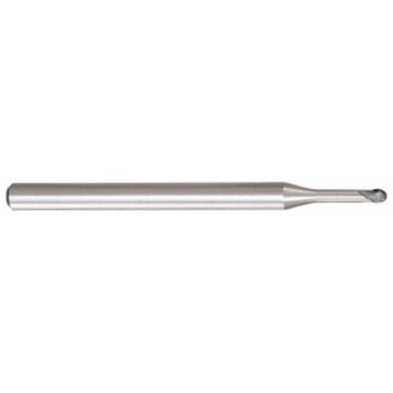 OSG 1.6mm Diam, 1.3mm LOC, 2 Flute Solid Carbide Ball End Mill WXL Finish, Single End, 45mm OAL, 4mm Shank Diam, Spiral Flute 3111680 – 51024925