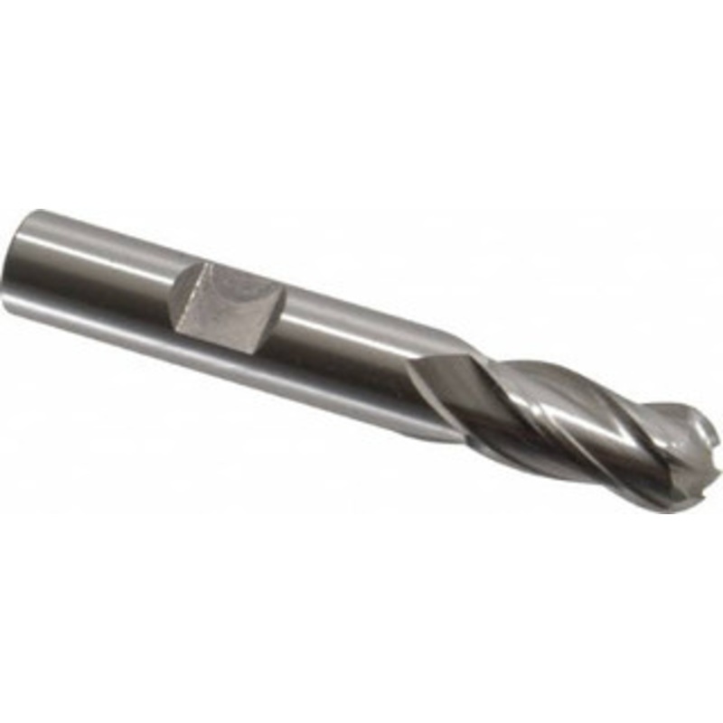 OSG 3/8 Diam, 3/4 LOC, 4 Flute Cobalt Ball End Mill Uncoated, Single End, 2-1/2 OAL, 3/8 Shank Diam, Spiral Flute 5440500 – 75028431