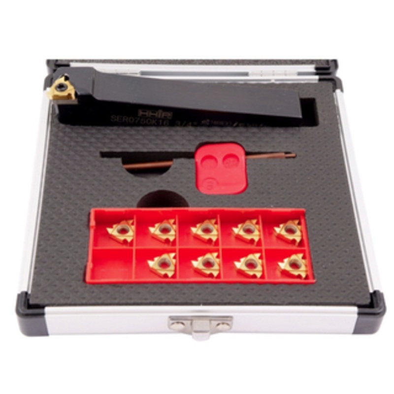 Precise 3/4 External Indexable Threading Tool Holder & Insert Kit – SER0750K16 – 2301-2000