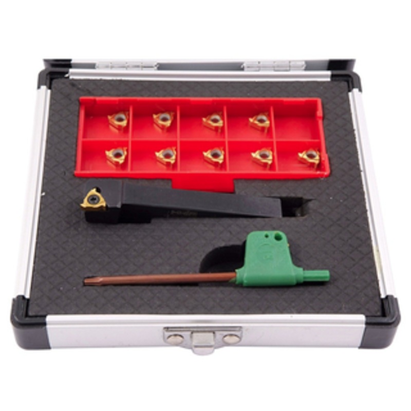 Precise 3/8 External Indexable Threading Tool Holder & Insert Kit – SER0375E11 – 2301-1500