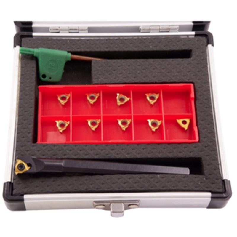 Precise 3/8 Internal Indexable Threading Tool Holder & Insert Kit – SIR0375H11 – 2302-1250