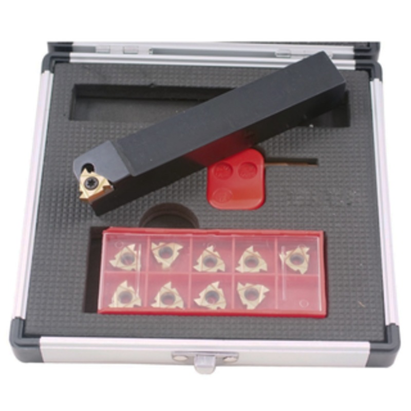 Precise 5/8 External Indexable Threading Tool Holder & Insert Kit – SER0625H16 – 2301-1750
