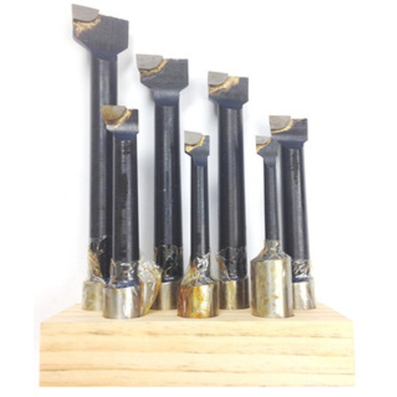 Precise 7 Piece 1 Shank C-6 Carbide Tipped Boring Bar Set – 1001-0005
