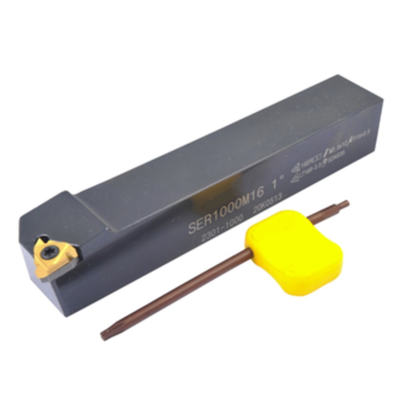 Precise SER1000M16 External Indexable Threading Tool Holder – 1 x 1 Shank – 2301-1000