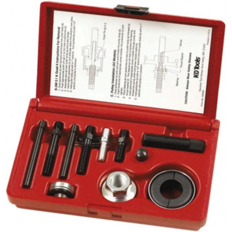 GEARWRENCH 12 Piece Pulley Puller & Installer Set For Use on Pressed-on Alternator & Power Steering Pulleys 2897D – 77948529