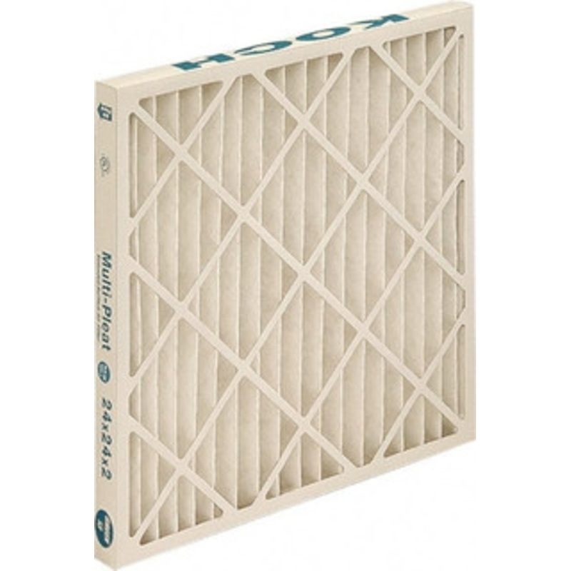 Made in USA 24 x 24 x 1, MERV 13, 80 to 85% Efficiency, Wire-Backed Pleated Air Filter Synthetic, Beverage Board Frame, 300 Max FPM, 1,200 CFM, High Capacity, Use with Any Unit 102-714-010 – 85094472