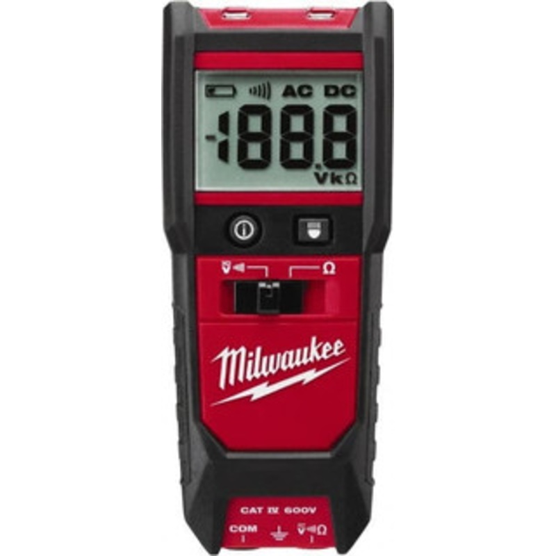 Milwaukee Tool Electrical Automotive High-Low Voltage Tester 600 Volt, AAA Batteries/AC Adapter/Lithium-Ion Battery Not Included 2213-20 – 68719467