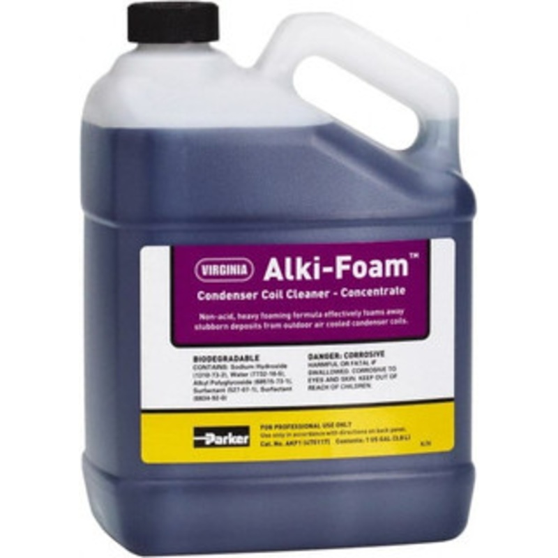 Parker Hannifin 5 Gal HVAC Coil Cleaner For Cleaning Fin & Tube Surfaces of Outdoor A/C & Refrigeration Condensers Additional Information Outdoor Condenser Coil Cleaner AKF5 – 80216252