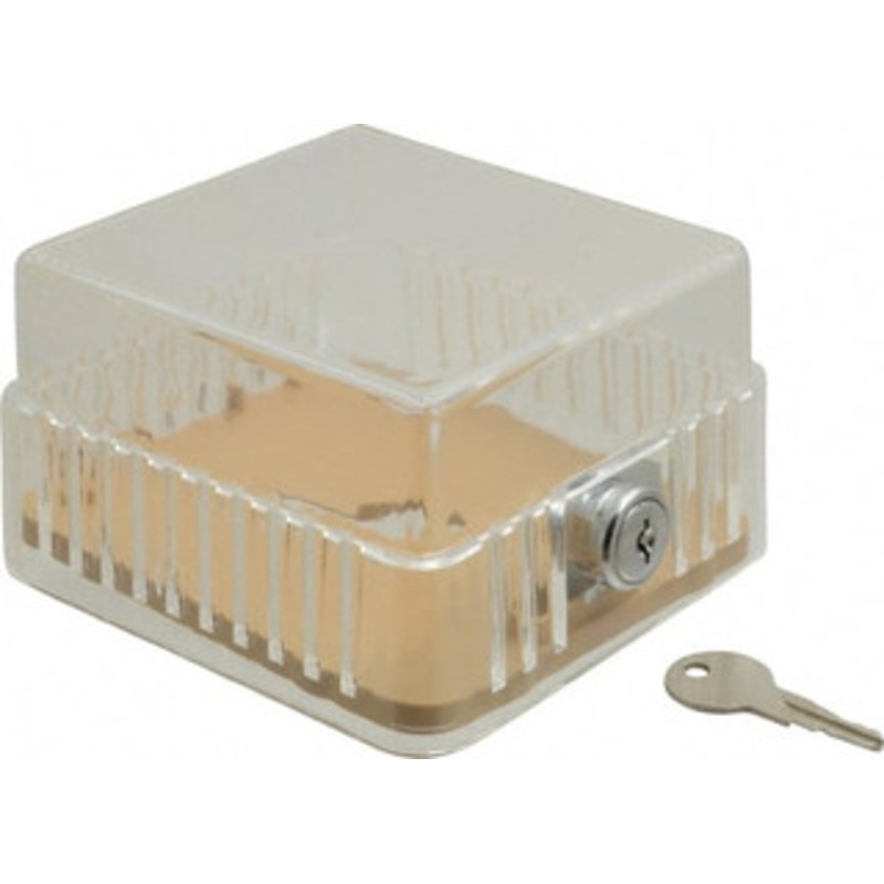 Value Collection Plastic, Solid Base Thermostat Guard 3-1/2 Inside Width x 2-1/2 Inside Depth x 3-7/8 Inside Height 70201 (BTG-EK) – 76940501