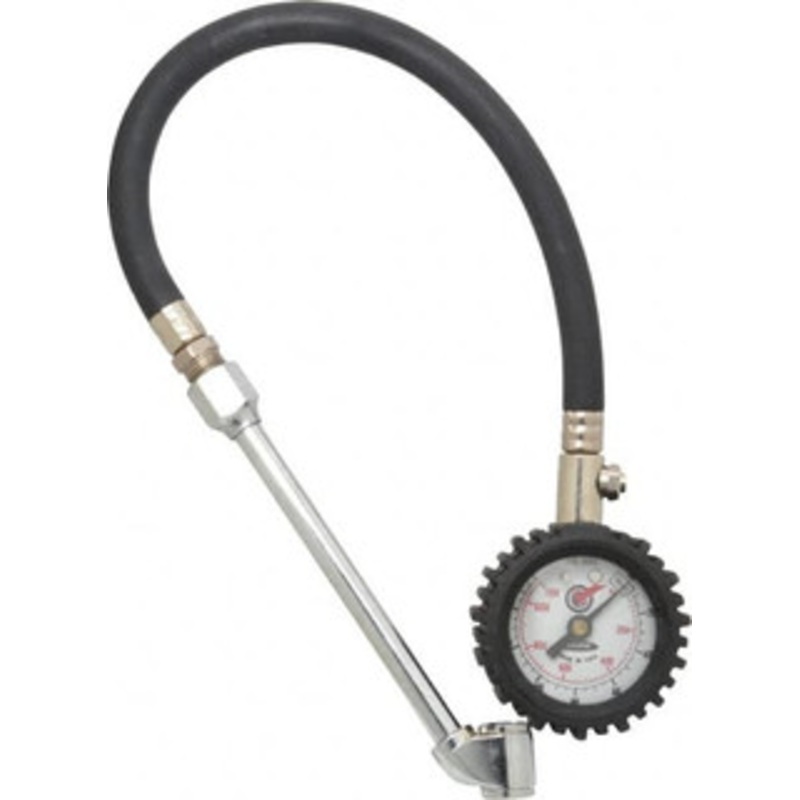 Coilhose Pneumatics 0 to 160 psi Dial Dual Tire Pressure Gauge Closed Check, 12 Hose Length A535RB – 00576868