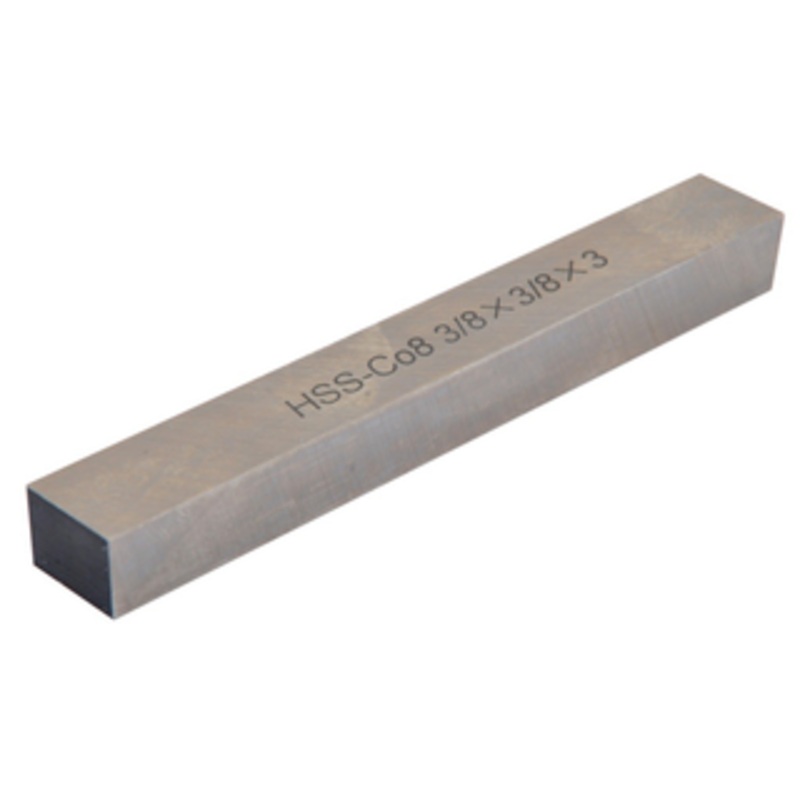 Precise 3/8 x 3 8% Cobalt Square Tool Bit, Regular Length – 2000-0045