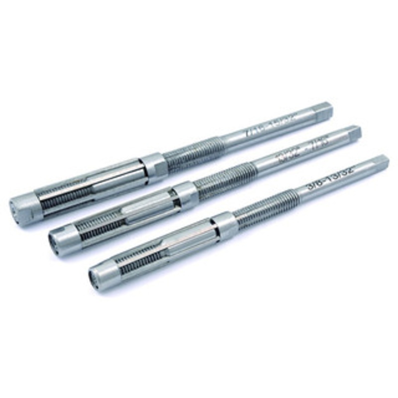 Precise 3 Piece High Speed Steel Adjustable Blade Reamer Set #4/A-2/A, 3/8 – 15/32 Range – 2006-9120
