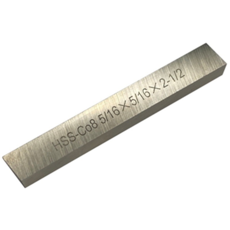 Precise 5/16 x 2-1/2 8% Cobalt Square Tool Bit, Regular Length – 2000-0044