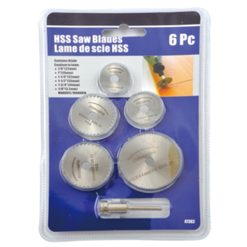 Precise 6 Piece High Speed Steel Slitting Saw Set – 5071-5000