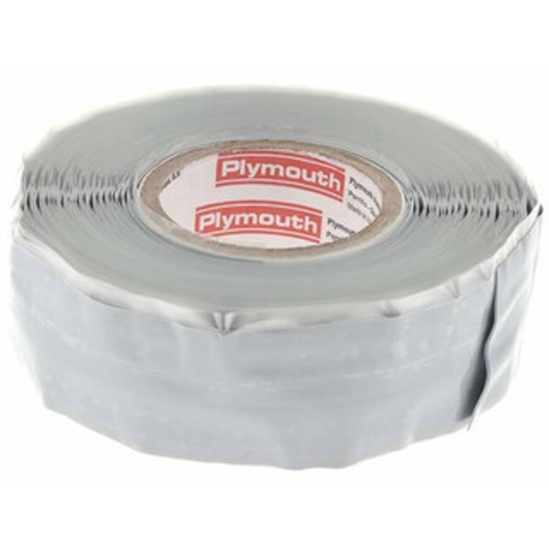 Value Collection 1 x 30 ft. x 0.02 mil Gray Silicone Electrical Tape Silicone Adhesive, -76 to 392F BD-KP80471 – 53604286