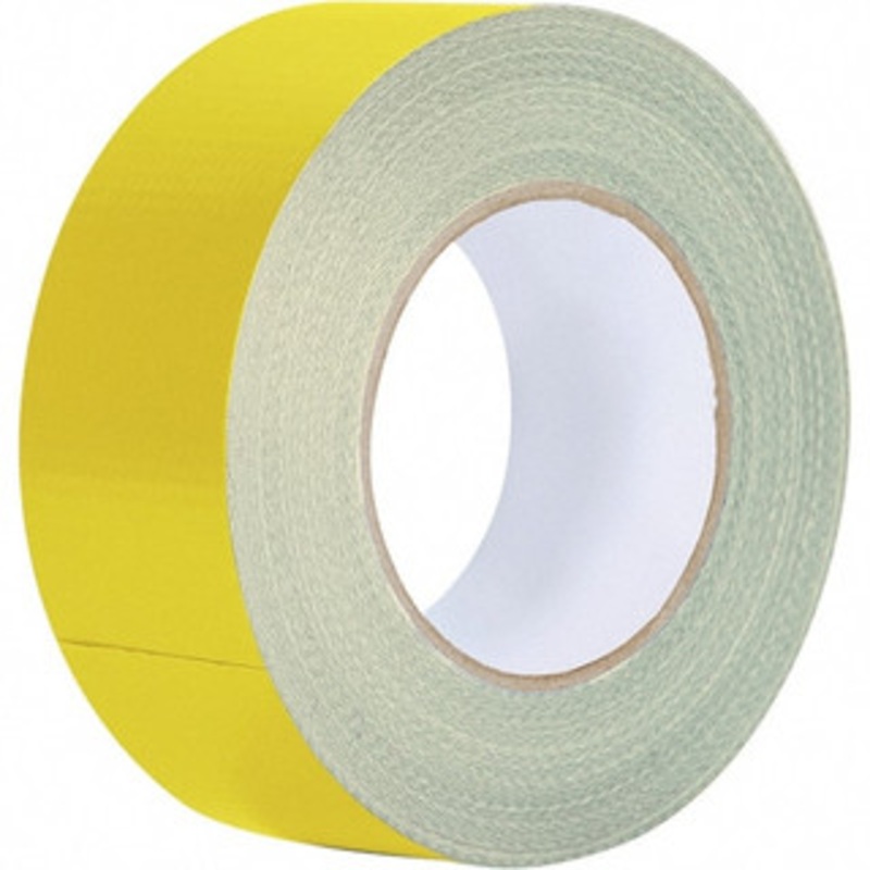 Value Collection 60 Yd x 2 x 8.7 mil Yellow Polyethylene Cloth Duct Tape Rubber Adhesive, 19 Lb Tensile Strength, 23 to 104F, Series 308D 308D4855YE – 97043772