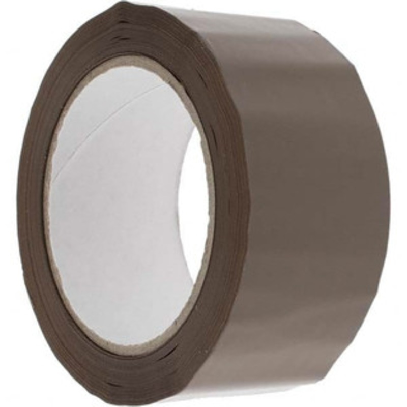 Value Collection 2 x 55 Yd Brown Sealing Tape Polypropylene Film Backing, 2.9 mil Thick BD-C85584 – 53596375