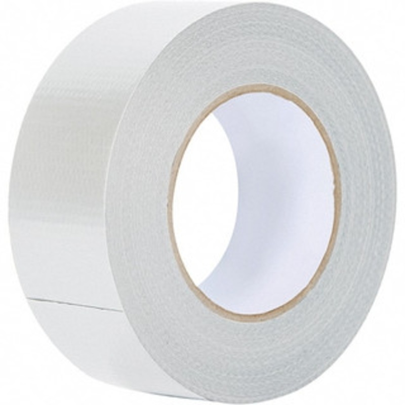 Value Collection 60 Yd x 2 x 8.7 mil White Polyethylene Cloth Duct Tape Rubber Adhesive, 19 Lb Tensile Strength, 23 to 104F, Series 308D 308D4855WH – 97043715