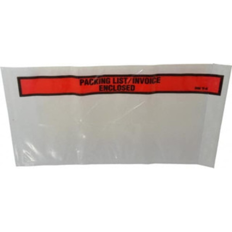 3M Pack of (1,000) 10 Long x 5-1/2 Wide, Envelopes Packing List/Invoice Enclosed, Orange Top Border 7000001263 – 65364432
