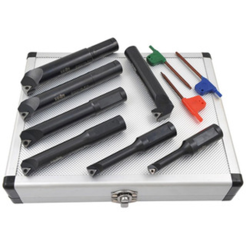 Precise 7 Piece 18mm Round Shank Indexable Boring Bar Set – 1001-0718