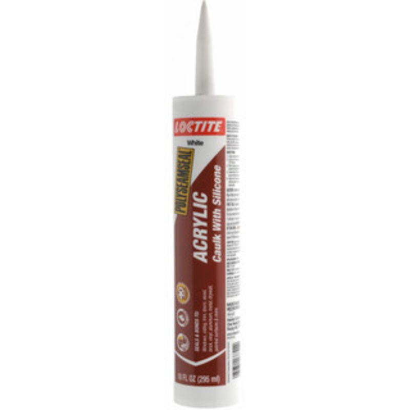 Value Collection 10 oz Tube White Acrylic & Silicone Hybrid Caulk Paintable BD-KP7142-1 – 81012213
