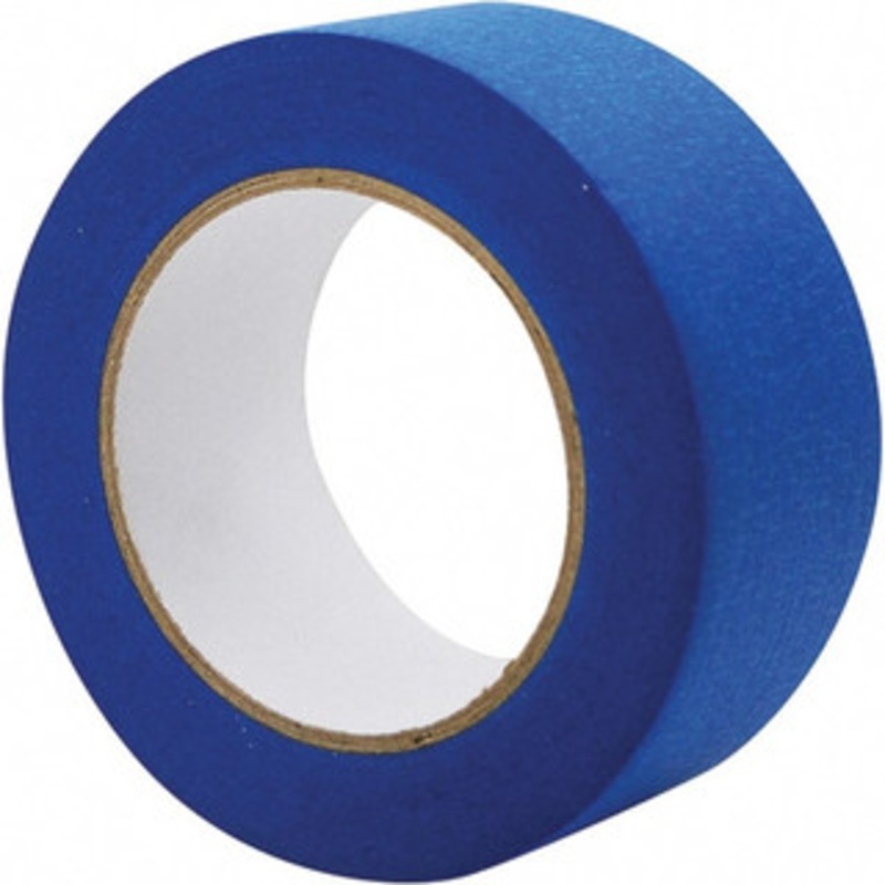 Value Collection 48mm Wide x 55 m x 5.2 mil Blue Crepe Paper Masking Tape Rubber Adhesive, 20 Lb/In Tensile Strength, Series 750 7504855 – 95236485