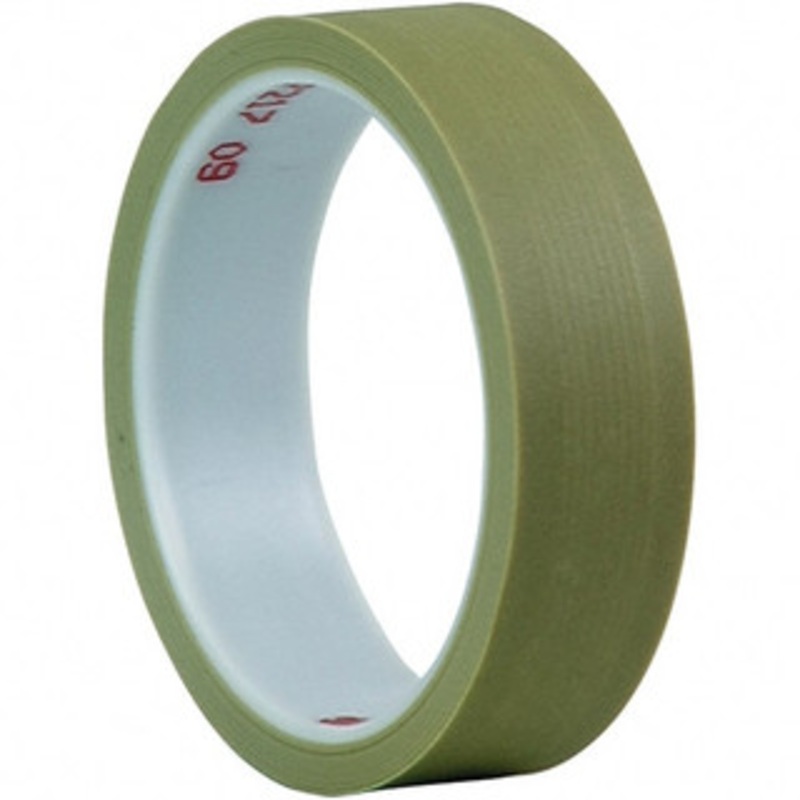 3M 3/4 Wide x 60 Yd Long x 5 mil Green Polypropylene Masking Tape Rubber Adhesive, 13 Lb/In Tensile Strength 7000048423 – 93062677