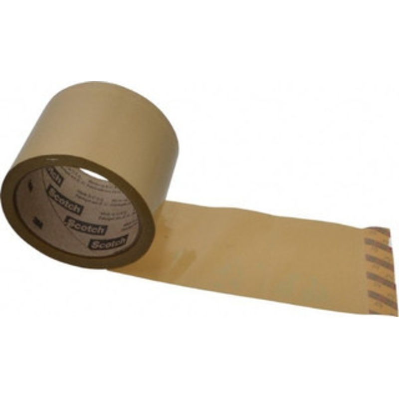 3M 3 x 55 Yd Natural (Color) Rubber Adhesive Sealing Tape Polypropylene Film Backing, 1.9 mil Thick, 44 Lb Tensile Strength, Series 371 00021200181979 – 65322869