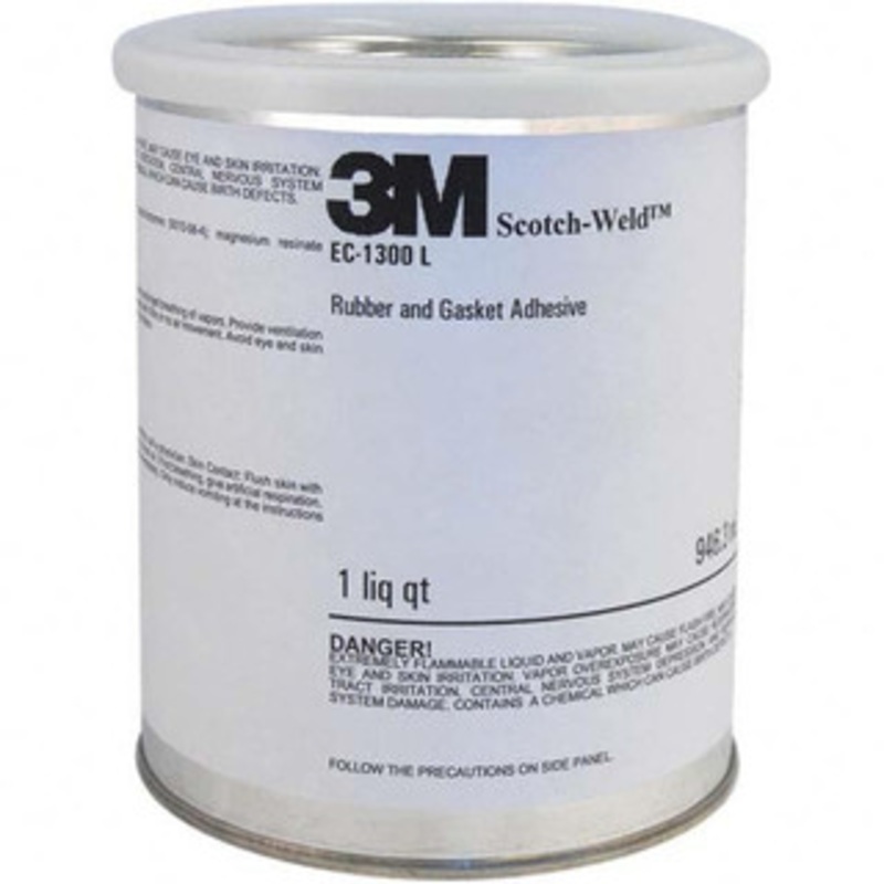 3M 32 oz Can Yellow Butyl Rubber Gasket Sealant 300F Max Operating Temp, 4 min Tack Free Dry Time, Series 1300 7100025171 – 33010042