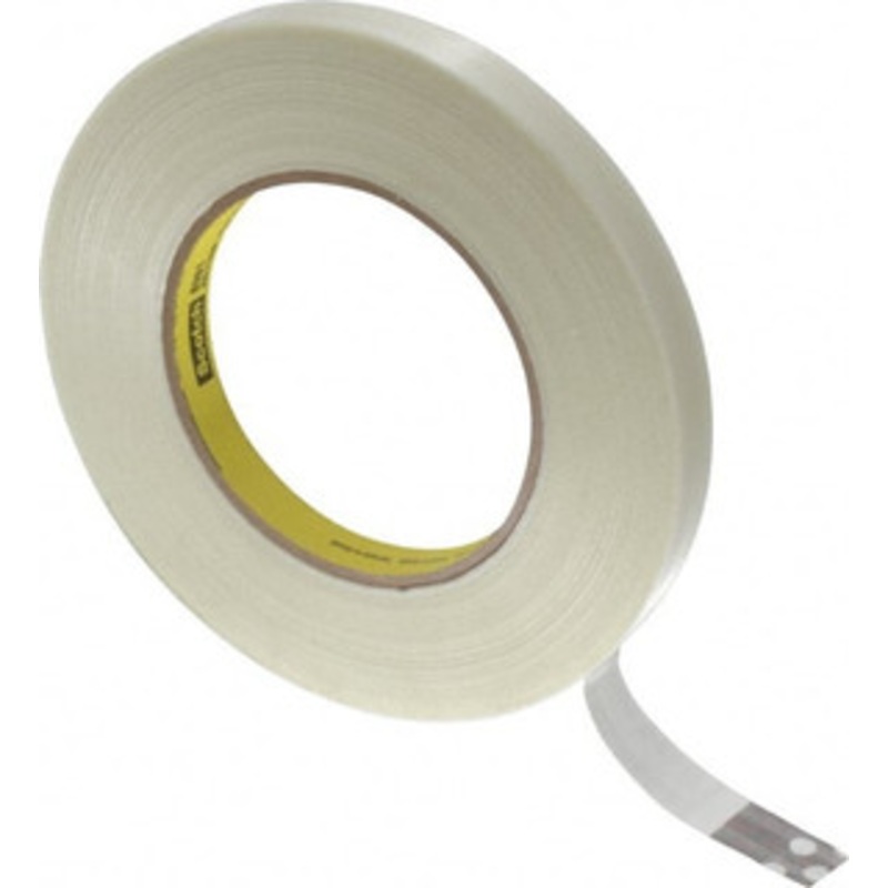 3M 1/2 x 60 Yd Clear Rubber Adhesive Packaging Tape Polypropylene Film Backing, 6.6 mil Thick, 380 Lb Tensile Strength, Series 8981 7000123466 – 65364234