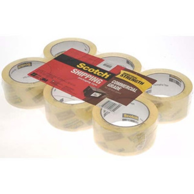 3M 1-7/8 x 55 Yd Clear Packaging Tape Polypropylene Film Backing, 3.1 mil Thick, 35 Lb Tensile Strength BD-KP72957 – 53605044