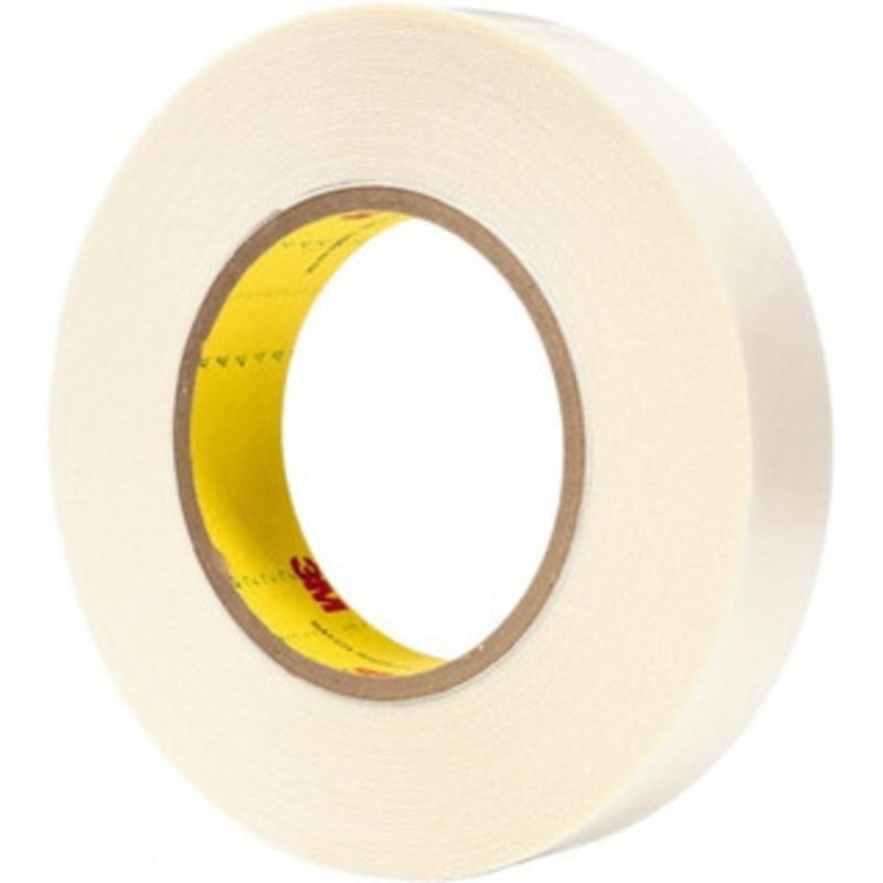 3M 1 x 36 Yd Synthetic Rubber Adhesive Double Sided Tape 9 mil Thick, White, Synthetic Rubber Liner 7000123506 – 71871651