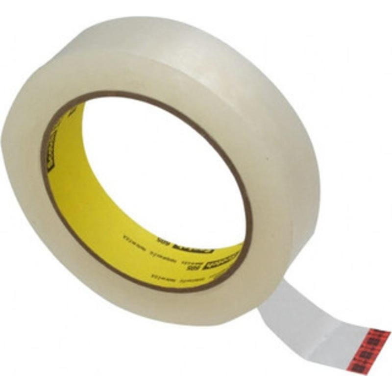 3M 1 x 72 Yd Clear Acrylic Adhesive Packaging Tape Polypropylene Film Backing, 2.5 mil Thick, Series 605 7000123570 – 65364044