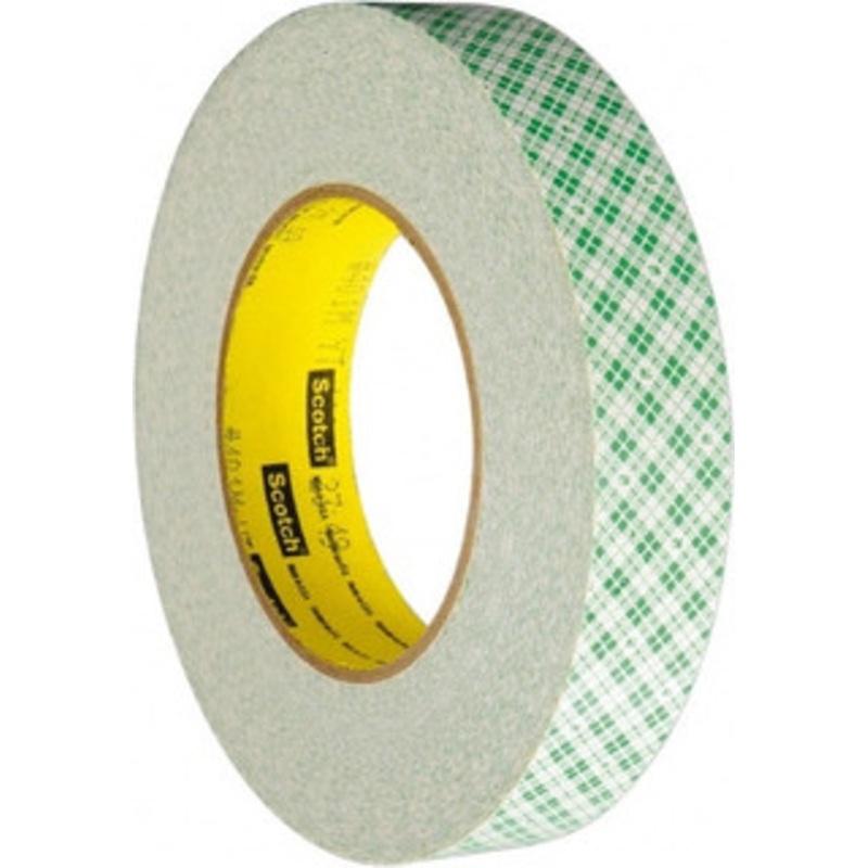 3M 2 x 36 Yd Rubber Adhesive Double Sided Tape 9 mil Thick, Paper Liner, Series 401M 7000049332 – 66267881