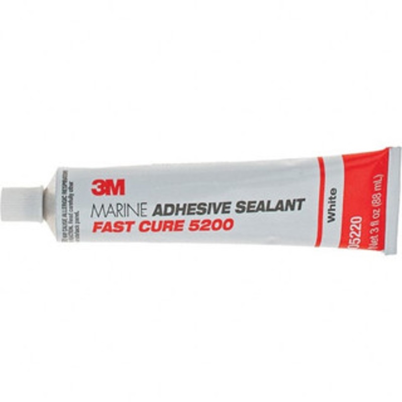 3M 3 oz Tube White Polyurethane Marine Adhesive Sealant 190F Max Operating Temp, 60 min Tack Free Dry Time 7000120490 – 82489030