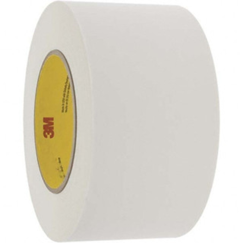 3M 72mm Wide x 55 m x 7.5 mil White Paper Masking Tape Rubber Adhesive, 34 Lb/In Tensile Strength, Series R3187 7100028052 – 94841939
