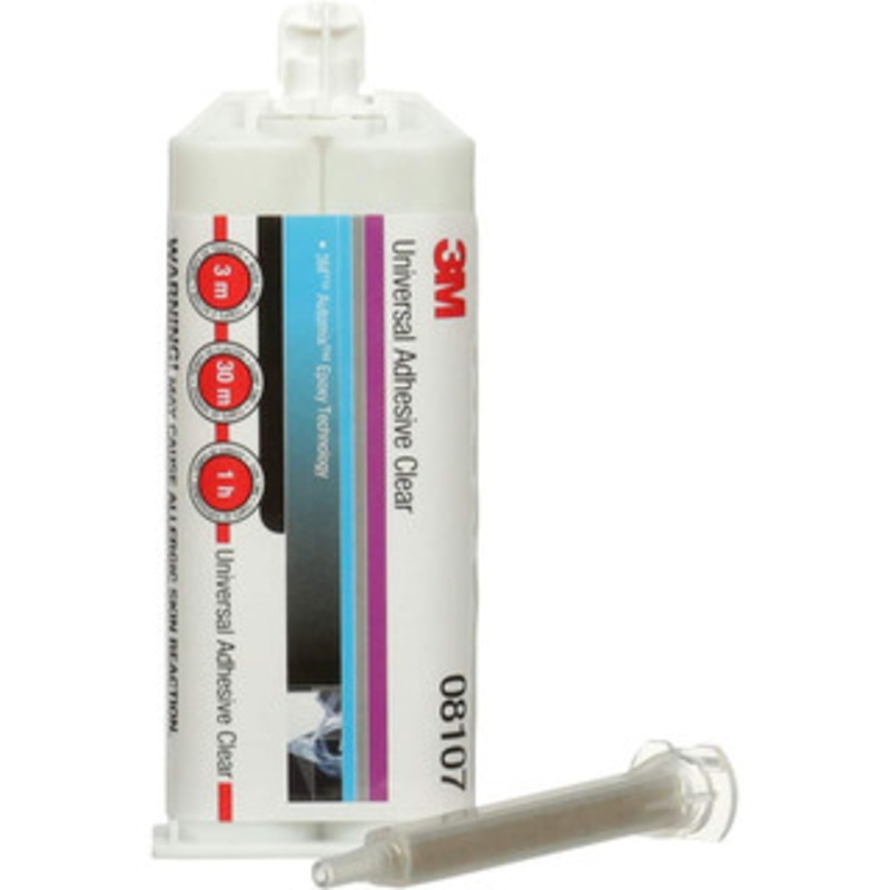 3M Epoxy & Structural Adhesives, Container Size Range: 1 oz. 15.9 oz., Container Size: 1.6 oz., Container Type: Cartridge, Working Time (Minutes): 3, Color: Transparent 00051135081075 – 42333534