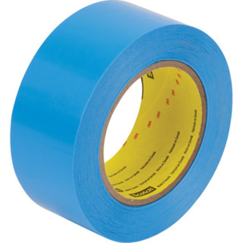 3M Filament & Strapping Tape, Type: Industrial Tape, Color: Blue, Width (mm): 48, Length: 55, Thickness (mil): 4.8, Tensile Strength: 160 (Pounds) 00076308988951 – 49255425